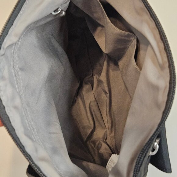 Baggallini Gray Town Bagg; adjustable shoulder/crossbody strap, multi pockets - Picture 5 of 7